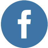 Facebook logo, and link